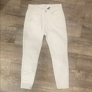 Yummy Women's White Ankle length skinny Jeans